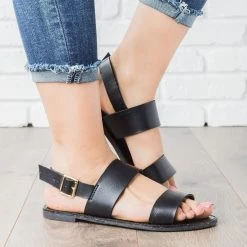 Breckelle's Double Strap Slingback Sandal Sandals