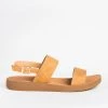 Top Moda Double Strap Slingback Sandals
