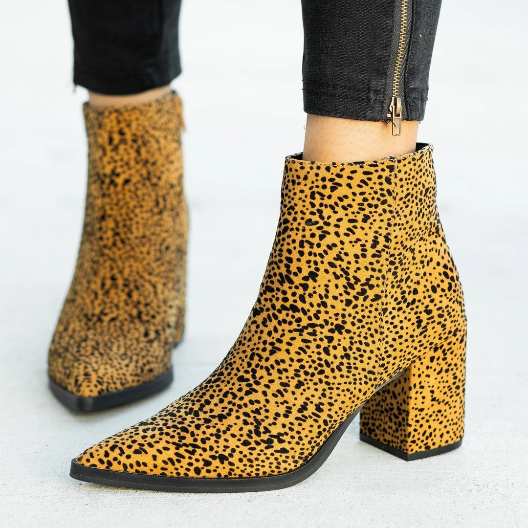 Qupid Shoes Edgy Animal Print Booties Newest Arrivals 3 Qupid Shoes Edgy Animal Print Booties Newest Arrivals