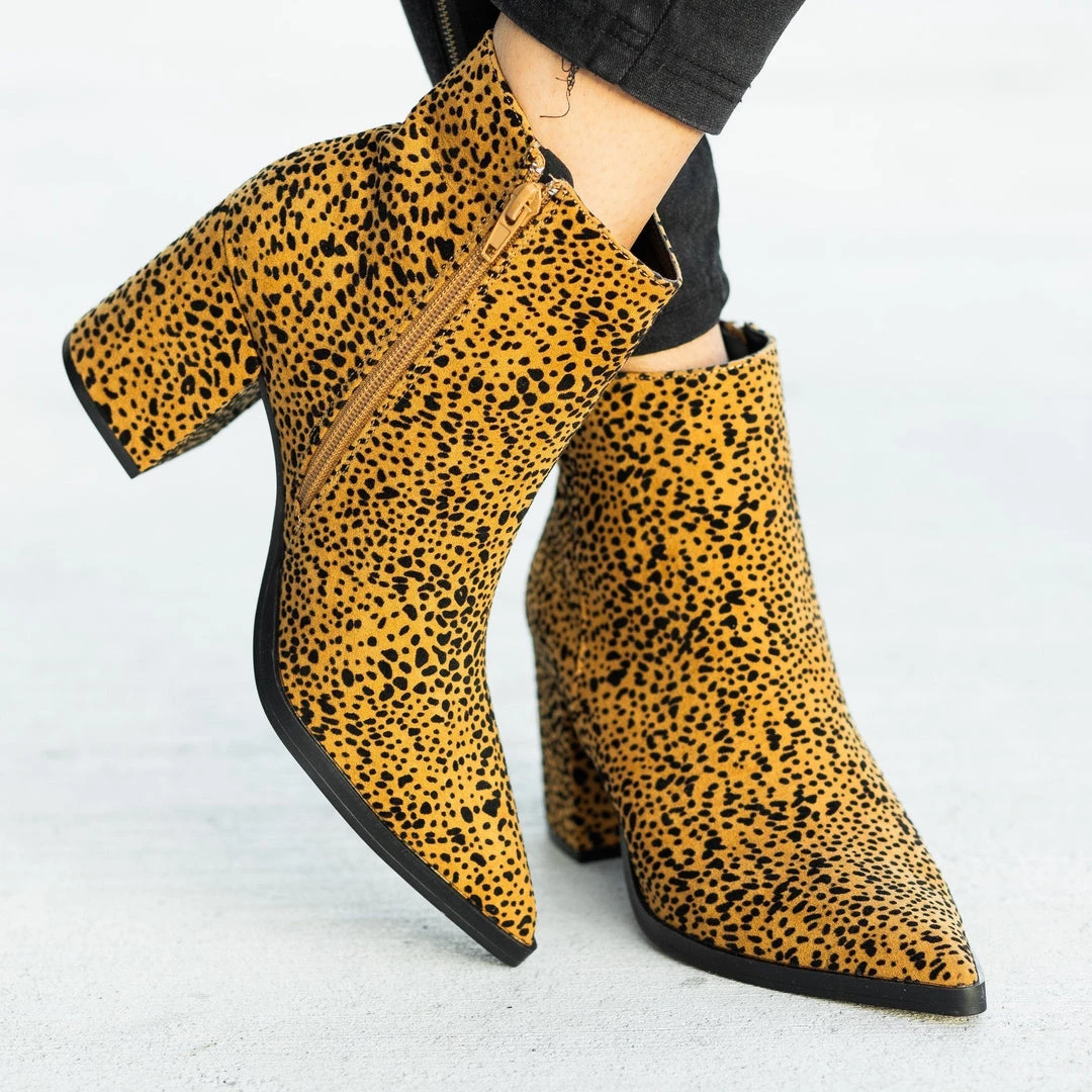 Qupid Shoes Edgy Animal Print Booties Newest Arrivals 4 Qupid Shoes Edgy Animal Print Booties Newest Arrivals