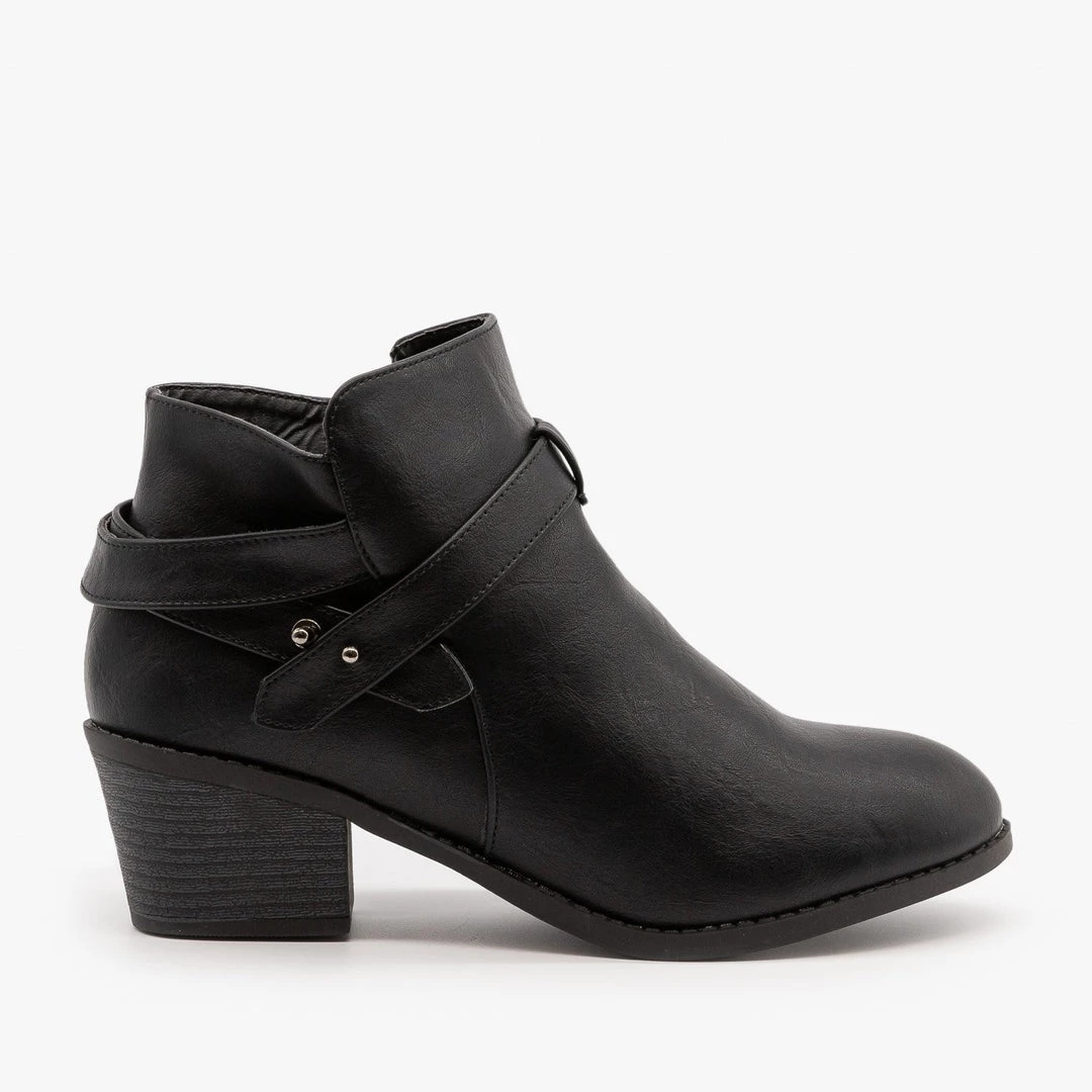 Forever Edgy Belted Ankle Booties Newest Arrivals 3 Forever Edgy Belted Ankle Booties Newest Arrivals