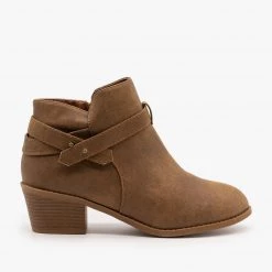 Forever Edgy Belted Ankle Booties Newest Arrivals
