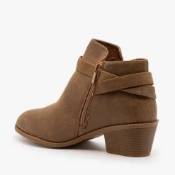 Forever Edgy Belted Ankle Booties Newest Arrivals