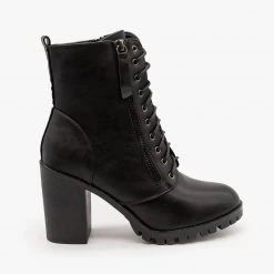 Top Moda Newest Arrivals Edgy Block Heel Combat Boots 6 Top Moda Newest Arrivals Edgy Block Heel Combat Boots