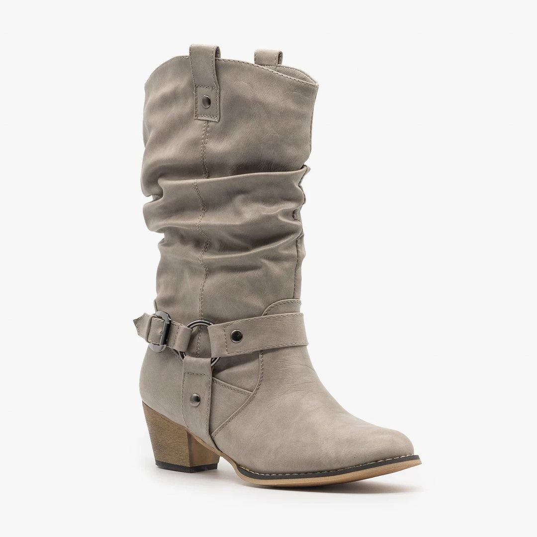 Refresh Edgy Block Heel Cowboy Boots FINAL SALE Newest Arrivals 2 Refresh Edgy Block Heel Cowboy Boots FINAL SALE Newest Arrivals