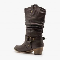 Refresh Edgy Block Heel Cowboy Boots FINAL SALE Newest Arrivals 23 Refresh Edgy Block Heel Cowboy Boots FINAL SALE Newest Arrivals