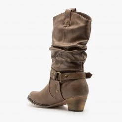 Refresh Edgy Block Heel Cowboy Boots FINAL SALE Newest Arrivals 17 Refresh Edgy Block Heel Cowboy Boots FINAL SALE Newest Arrivals