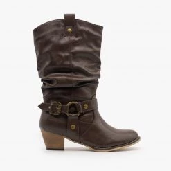 Refresh Edgy Block Heel Cowboy Boots FINAL SALE Newest Arrivals 22 Refresh Edgy Block Heel Cowboy Boots FINAL SALE Newest Arrivals