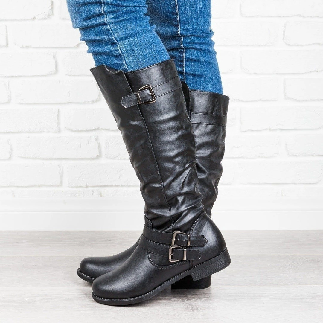 Fashion Focus Edgy Buckled Riding Boots Newest Arrivals 1 Fashion Focus Edgy Buckled Riding Boots Newest Arrivals