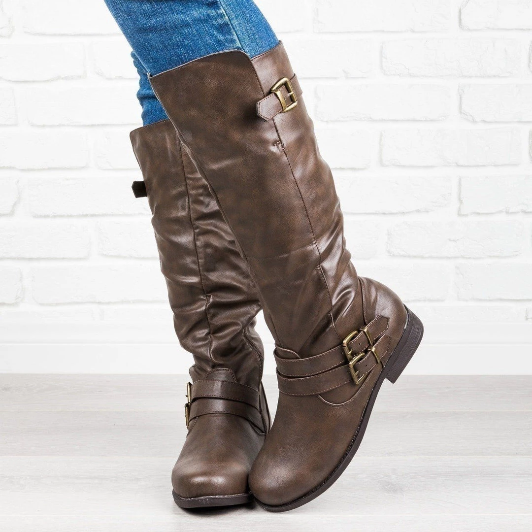 Fashion Focus Edgy Buckled Riding Boots Newest Arrivals 2 Fashion Focus Edgy Buckled Riding Boots Newest Arrivals