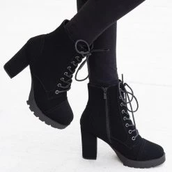 Forever Newest Arrivals Edgy Combat Booties