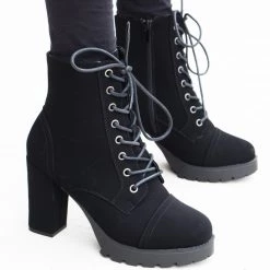 Forever Newest Arrivals Edgy Combat Booties
