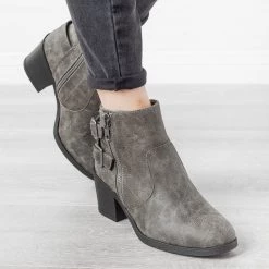 Bamboo Shoes Newest Arrivals Edgy Distressed Buckle Booties 9 Bamboo Shoes Newest Arrivals Edgy Distressed Buckle Booties