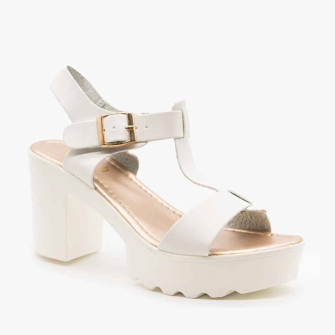 Refresh Edgy Diva T-Strap High Heels 3 Refresh Edgy Diva T-Strap High Heels