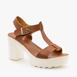 Refresh Edgy Diva T-Strap High Heels