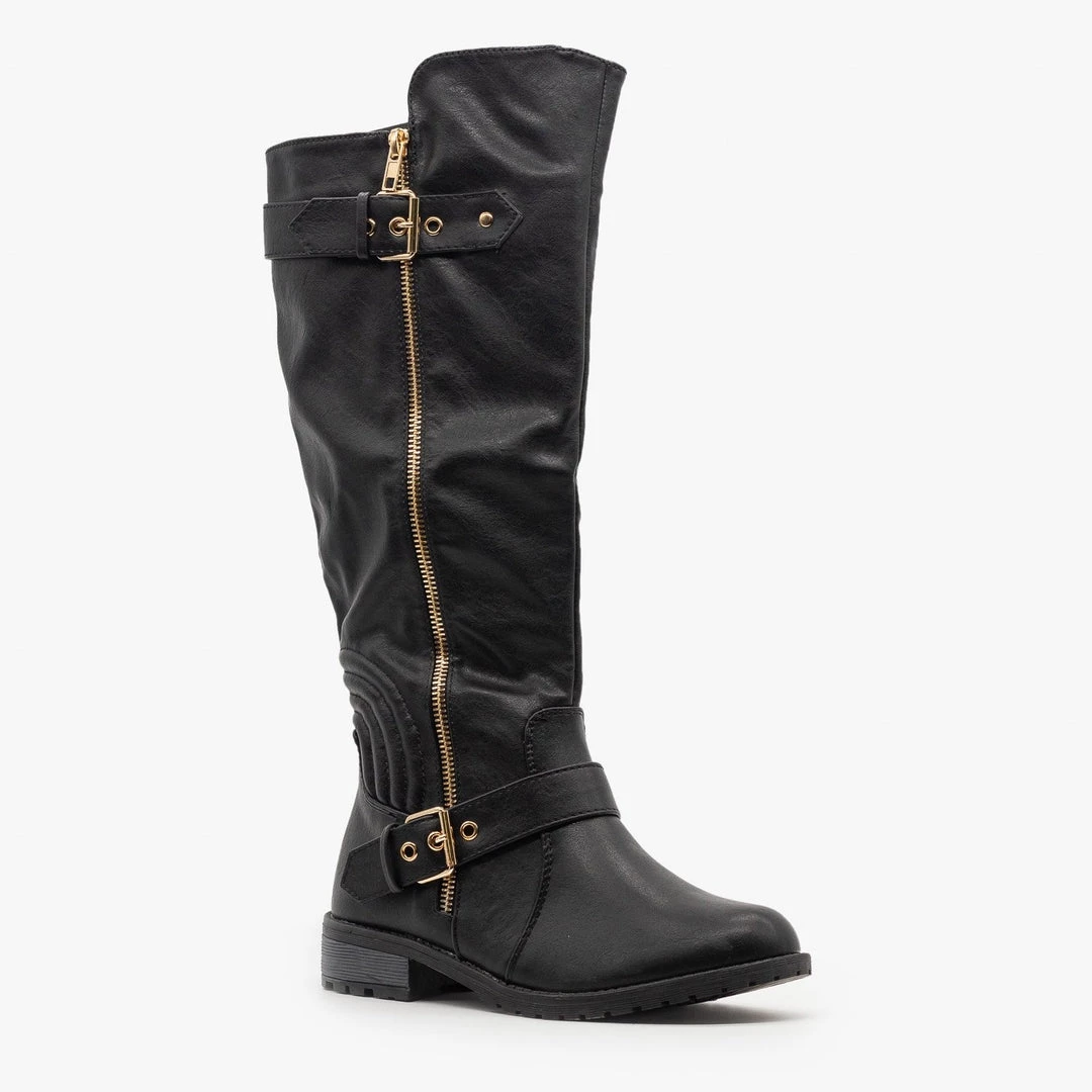 Forever Edgy Faux Leather Riding Boots Newest Arrivals 4 Forever Edgy Faux Leather Riding Boots Newest Arrivals