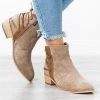 ARider Girl Newest Arrivals Edgy Laced-Up Back Booties