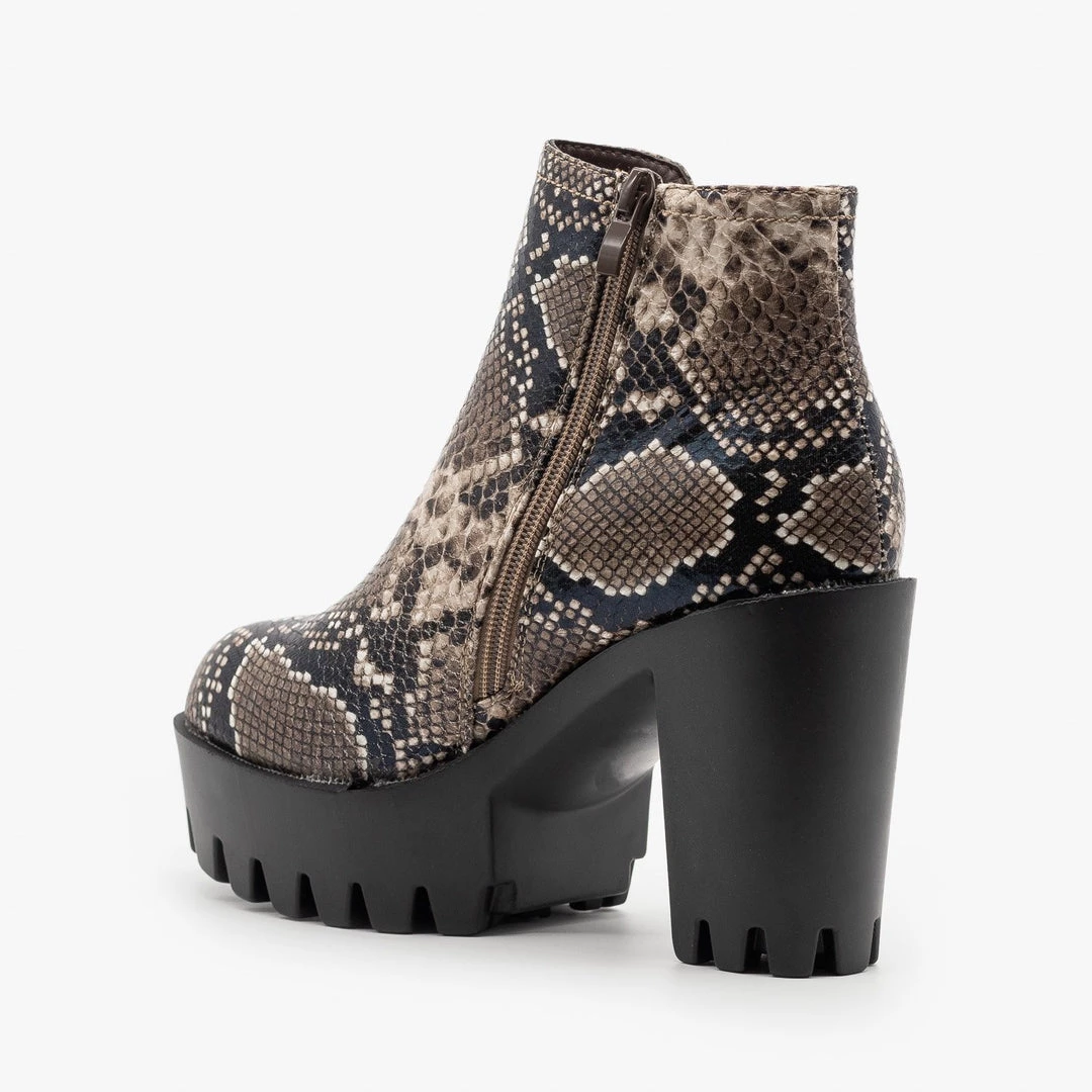 Refresh Edgy Lug Sole Booties FINAL SALE 3 Refresh Edgy Lug Sole Booties FINAL SALE