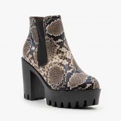 Refresh Edgy Lug Sole Booties FINAL SALE