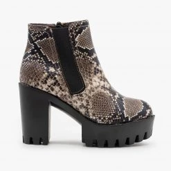 Refresh Edgy Lug Sole Booties FINAL SALE