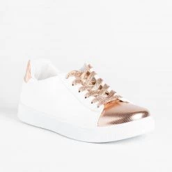 Refresh Newest Arrivals Edgy Metallic Sneakers