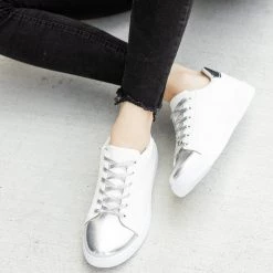 Refresh Newest Arrivals Edgy Metallic Sneakers