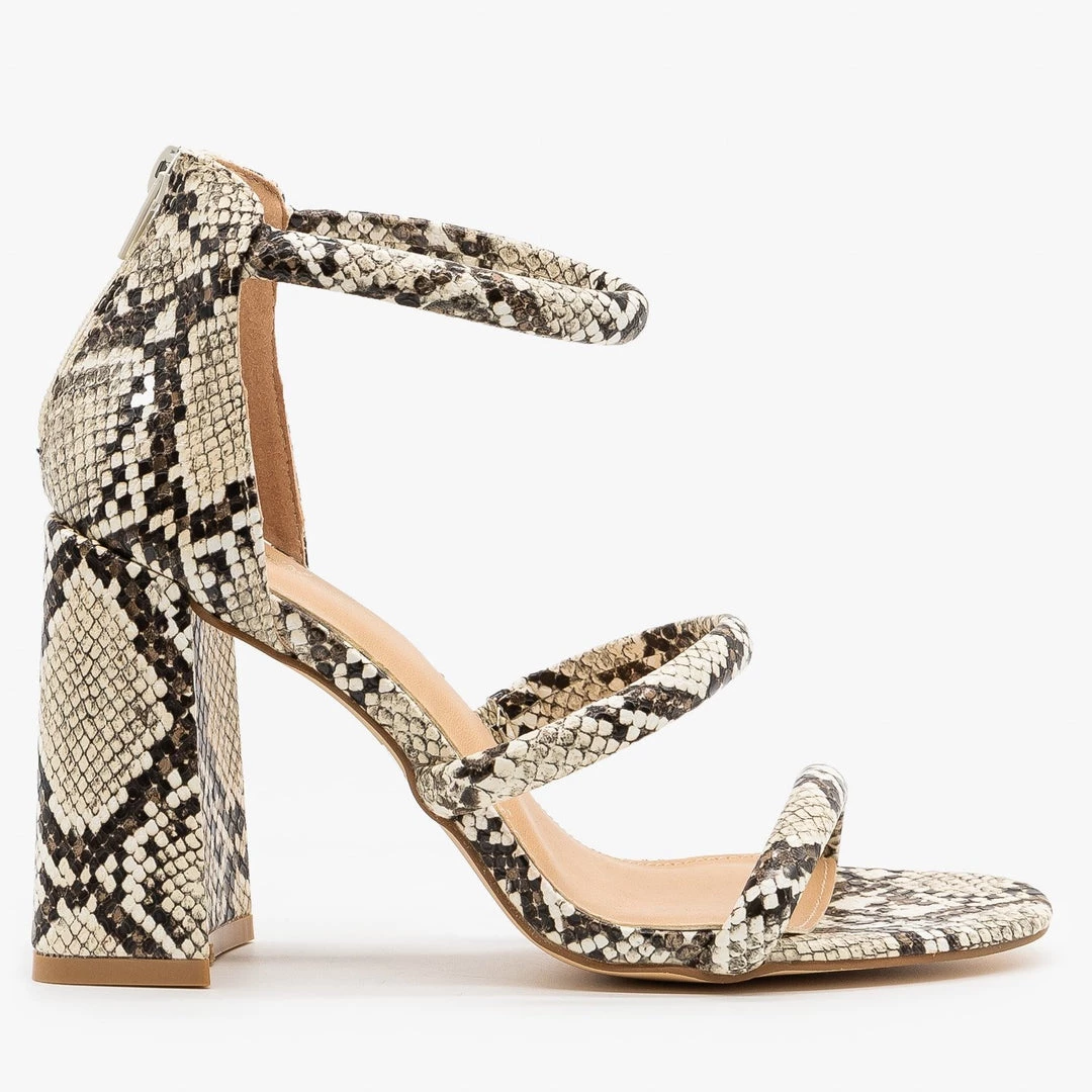 Novo Shoes Newest Arrivals Edgy Snake Print Night Out Heels 1 Novo Shoes Newest Arrivals Edgy Snake Print Night Out Heels
