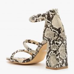 Novo Shoes Newest Arrivals Edgy Snake Print Night Out Heels 5 Novo Shoes Newest Arrivals Edgy Snake Print Night Out Heels