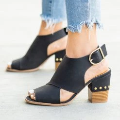 Qupid Shoes Newest Arrivals Edgy Studded Heel Peep Toe Booties 20 Qupid Shoes Newest Arrivals Edgy Studded Heel Peep Toe Booties