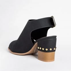 Qupid Shoes Newest Arrivals Edgy Studded Heel Peep Toe Booties 15 Qupid Shoes Newest Arrivals Edgy Studded Heel Peep Toe Booties