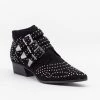 Forever 21 Edgy Studded Triple Buckle Booties Newest Arrivals