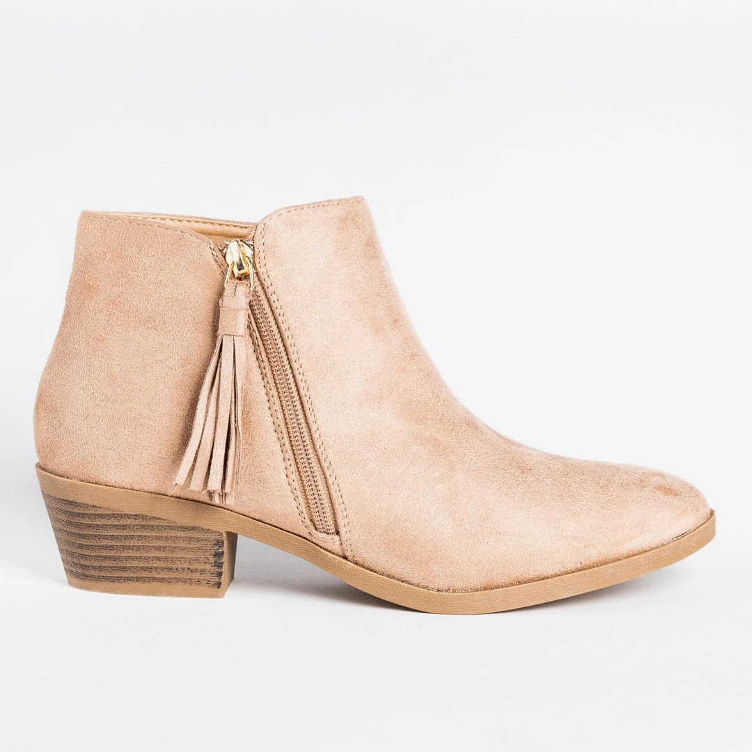 Bonnibel Edgy Tasseled Zipper Booties 3 Bonnibel Edgy Tasseled Zipper Booties