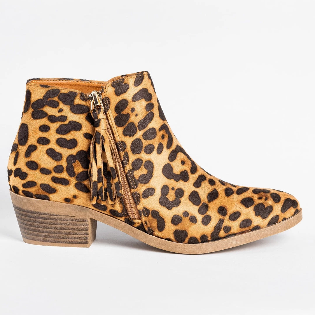 Bonnibel Edgy Tasseled Zipper Booties 1 Bonnibel Edgy Tasseled Zipper Booties