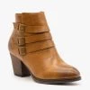 Mata Newest Arrivals Edgy Triple Strap Ankle Booties