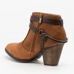 Dollhouse Shoes Edgy Wraparound Belt Booties 6 Dollhouse Shoes Edgy Wraparound Belt Booties