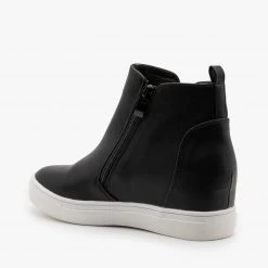 Forever Zippered Fashion Wedge Sneakers 11 Forever Zippered Fashion Wedge Sneakers