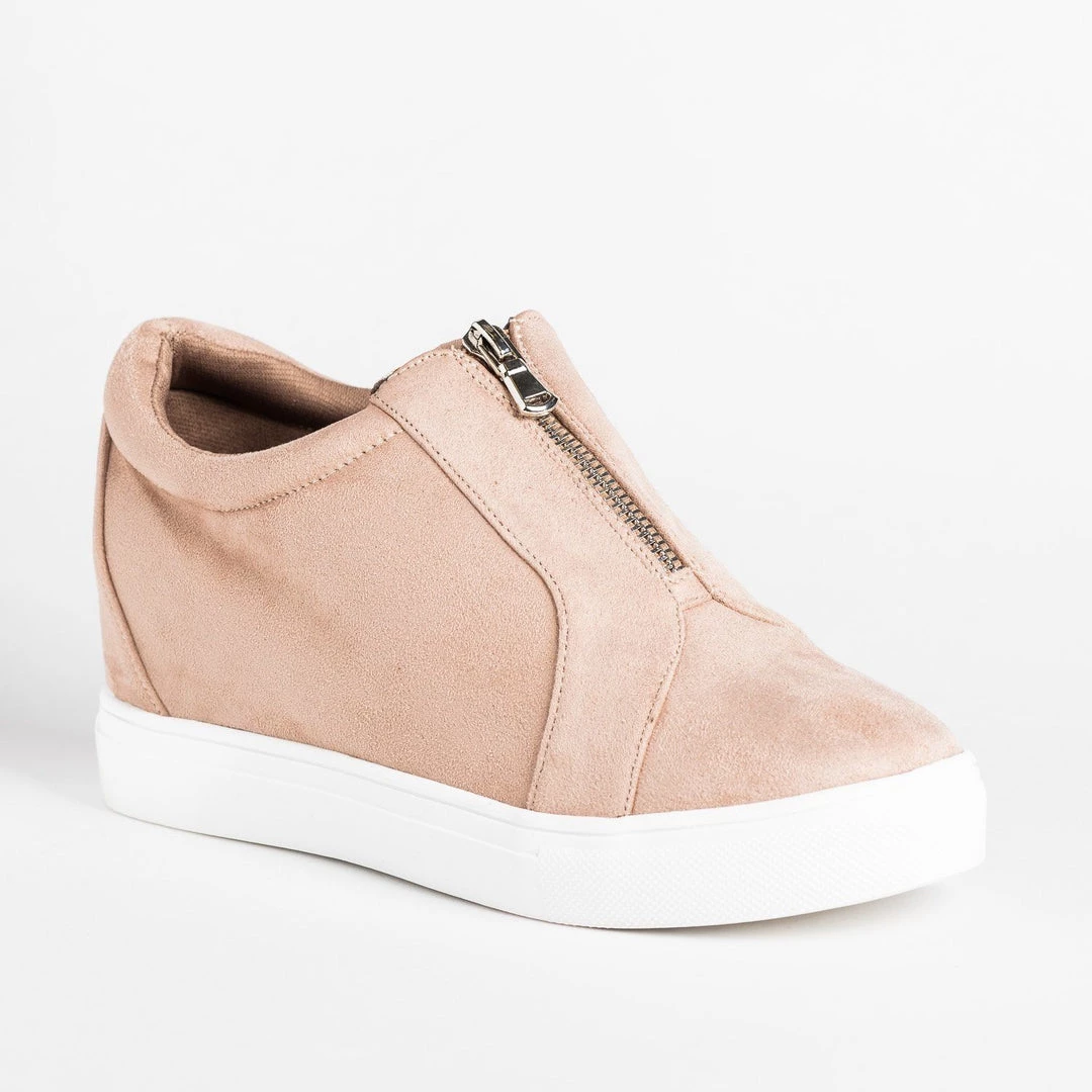 Forever Front Zippered Sneaker Wedges FINAL SALE Newest Arrivals 2 Forever Front Zippered Sneaker Wedges FINAL SALE Newest Arrivals