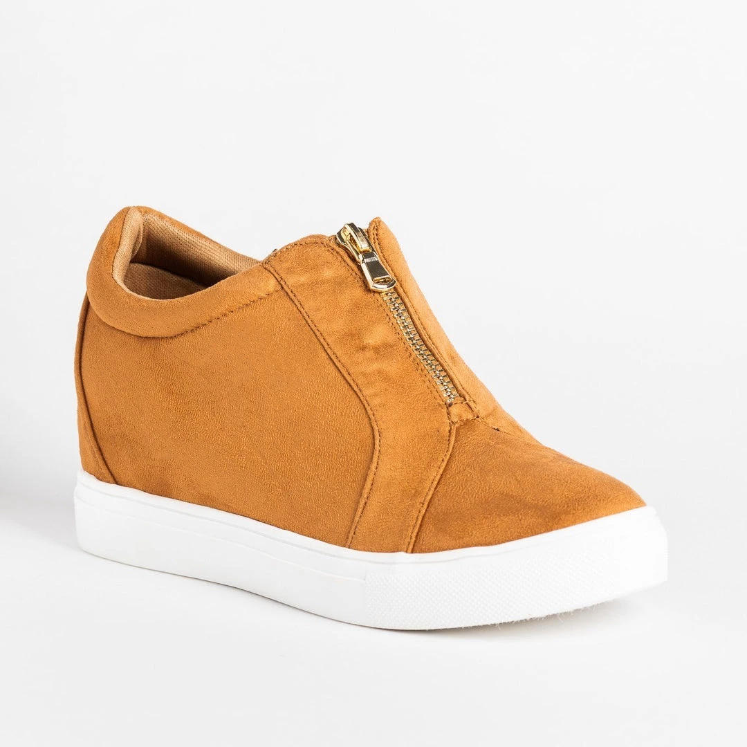 Forever Front Zippered Sneaker Wedges FINAL SALE Newest Arrivals 4 Forever Front Zippered Sneaker Wedges FINAL SALE Newest Arrivals