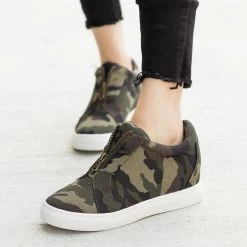 Forever Front Zippered Sneaker Wedges FINAL SALE Newest Arrivals 12 Forever Front Zippered Sneaker Wedges FINAL SALE Newest Arrivals
