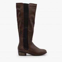 Dollhouse Shoes Newest Arrivals Elastic Panel Riding Boots