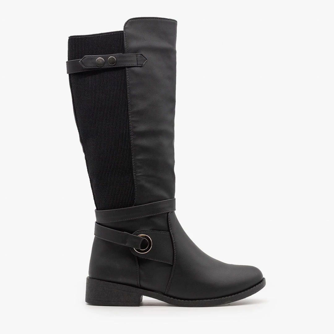 Forever Elastic Side Riding Boots FINAL SALE Newest Arrivals 4 Forever Elastic Side Riding Boots FINAL SALE Newest Arrivals