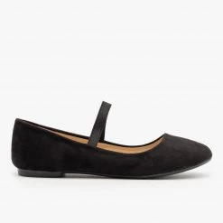 Bella Marie Elastic Strap Ballet Flats