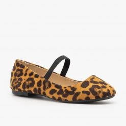 Bella Marie Elastic Strap Ballet Flats