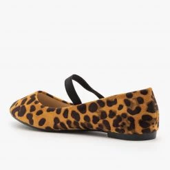 Bella Marie Elastic Strap Ballet Flats