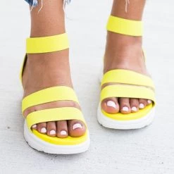 Bamboo Shoes Elastic Strap Sneaker-Style Sandals