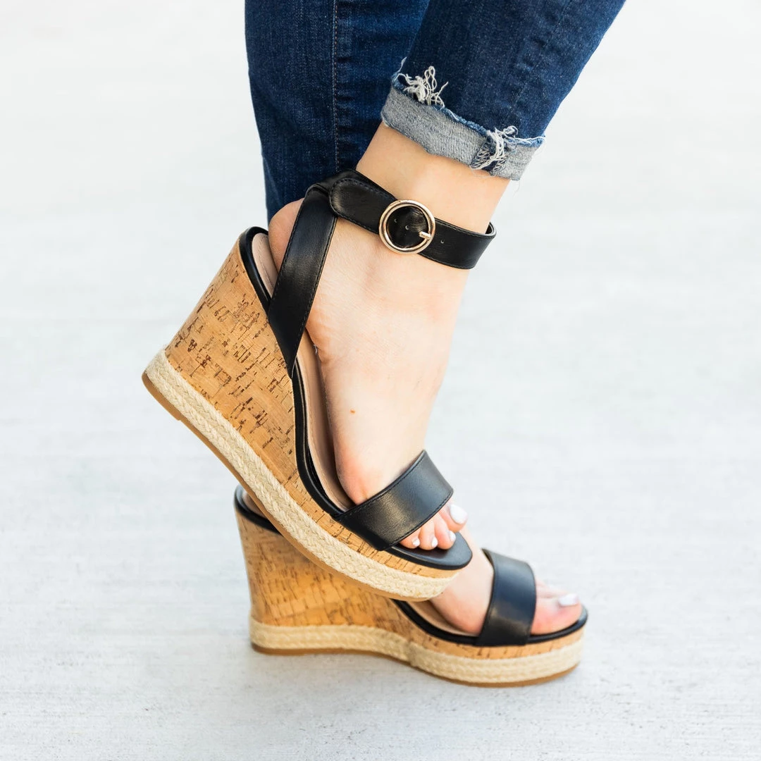 Top Moda Elegant Espadrille Cork Wedges Newest Arrivals 12 Top Moda Elegant Espadrille Cork Wedges Newest Arrivals