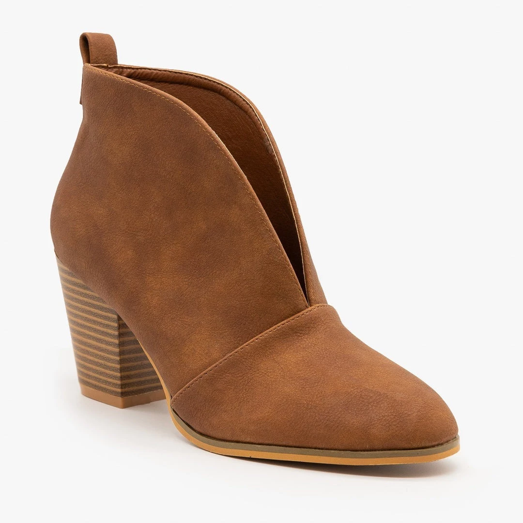 Weeboo Newest Arrivals Elegant Front Cut Out Bootie FINAL SALE 2 Weeboo Newest Arrivals Elegant Front Cut Out Bootie FINAL SALE