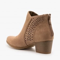 Top Moda Elegant Laser Cut Booties FINAL SALE 9 Top Moda Elegant Laser Cut Booties FINAL SALE