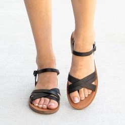 Forever Elia Low Heel Sandals