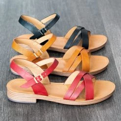 Forever Elia Low Heel Sandals